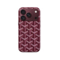 Goyard Burgundy - Avenoir™ - Premium iPhone Cases